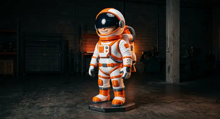 Mascote Astronauta
